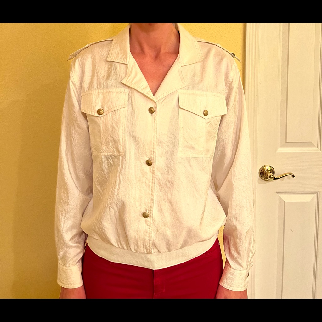 Retro Button-Down Pullover